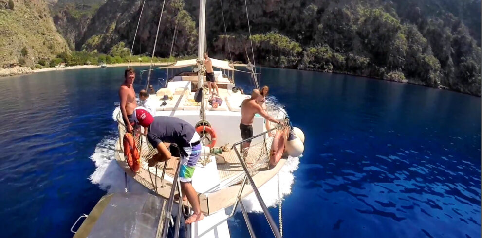 Fethiye to Olympos Cabin Charters Blue Cruise