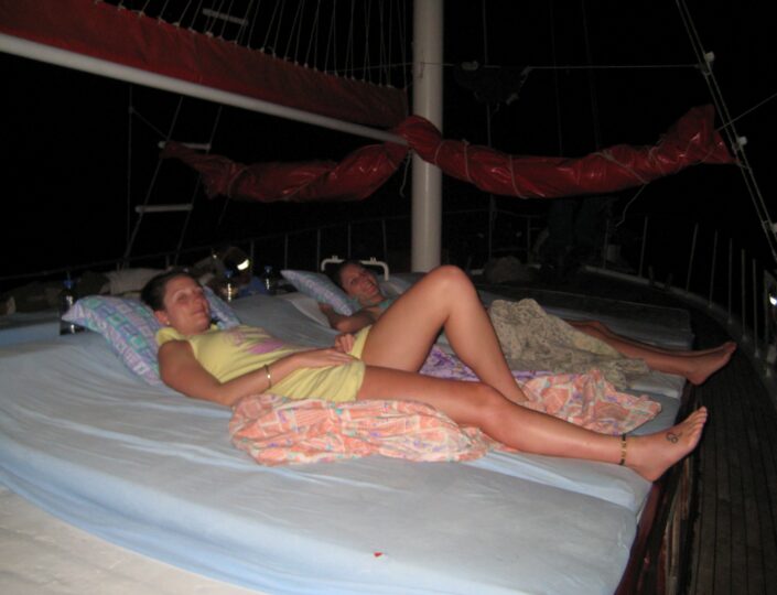 Sleeping under the stars